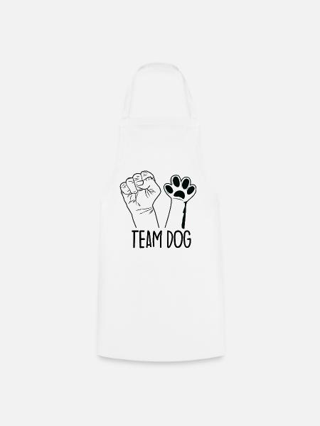 Team Dog - Kochschürze - Weiß