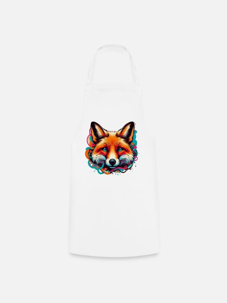 Fuchs - Kochschürze - Weiß