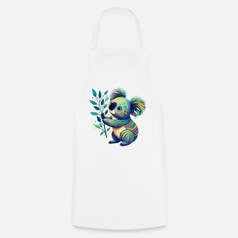 Koala - Kochschürze - Weiß