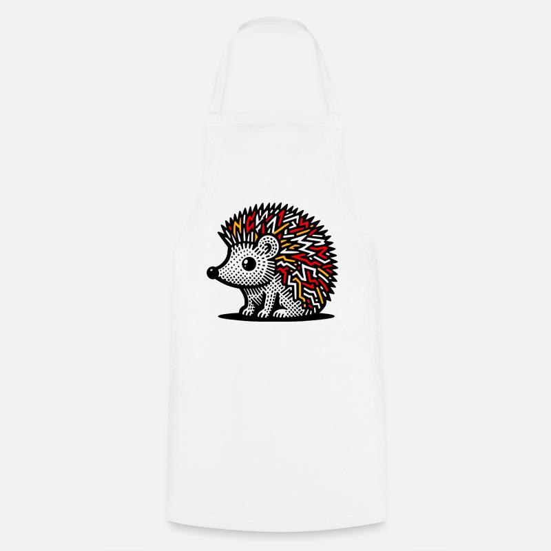 Hérisson - Tablier de cuisine - blanc
