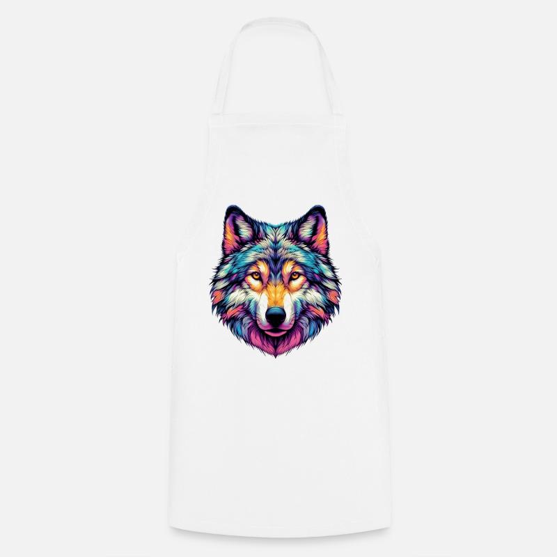 Wolf - Kochschürze - Weiß