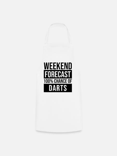 Darts Darts Darts - Kochschürze - Weiß