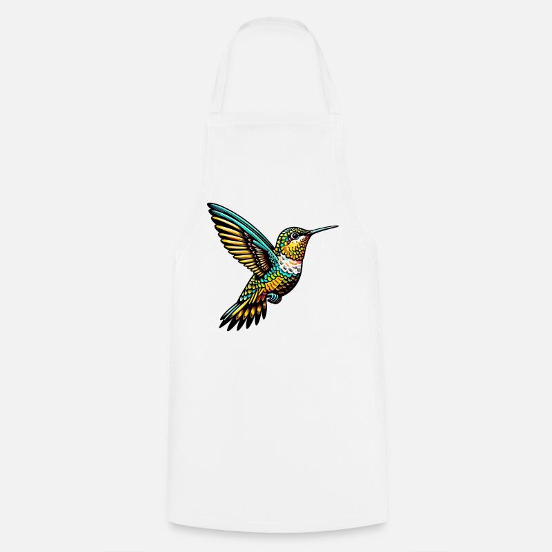 Kolibri - Kochschürze - Weiß