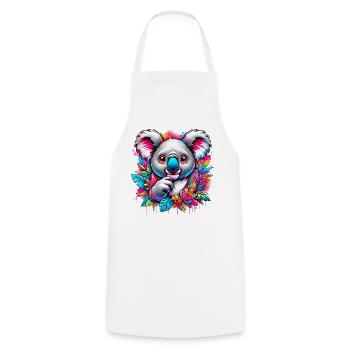 Koala - Tablier de cuisine - blanc - Devant - AI Model Male 185 dark (185cm)