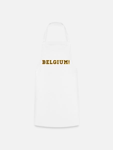 Belgien! - Kochschürze - Weiß
