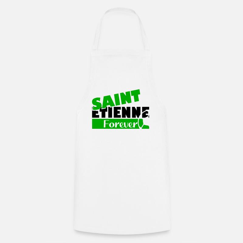 Saint Etienne Forever Bold Logo Tee - Tablier de cuisine - blanc