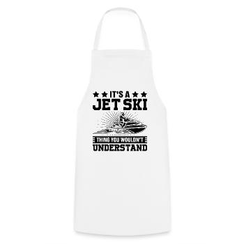 It's a jet ski thing you wouldn't understand - Jets - Cooking Apron - white - Front - AI Model Male 185 dark (185cm)