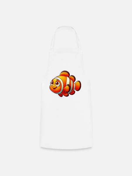 Clownfisch - Kochschürze - Weiß