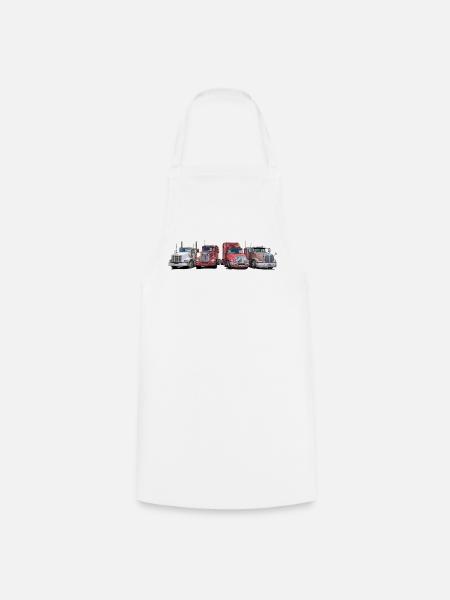 Tractors with cool snouts - Cooking Apron - white