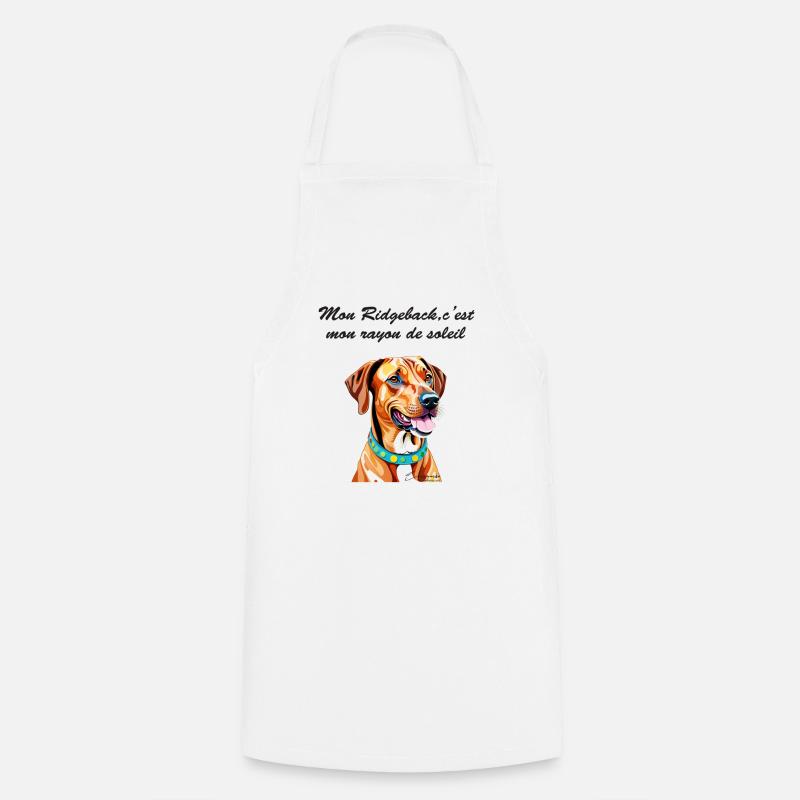Rhodesian Ridgeback rayon de soleil - Tablier de cuisine - blanc