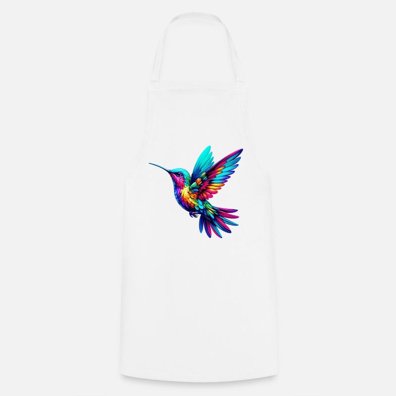 Kolibri - Kochschürze - Weiß