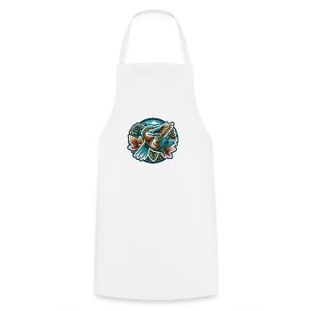 Bird breeder Ornithologist Bird watcher - Cooking Apron - white - Front - AI Model Male 185 dark (185cm)
