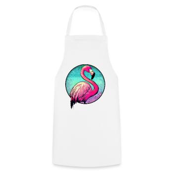 Flamant - Tablier de cuisine - blanc - Devant - AI Model Male 185 dark (185cm)