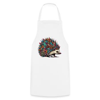 Hérisson - Tablier de cuisine - blanc - Devant - AI Model Male 185 dark (185cm)