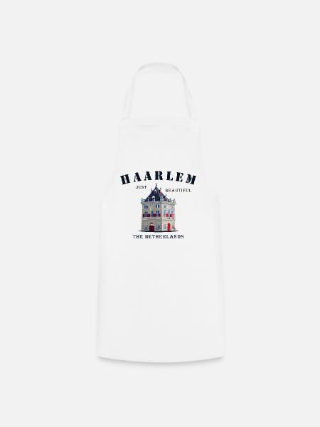 Haarlem Fassade De Waag, Niederlande Handzeichnung - Kochschürze - Weiß