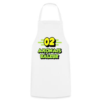 Axonais râleur - Tablier de cuisine - blanc - Devant - AI Model Male 185 dark (185cm)