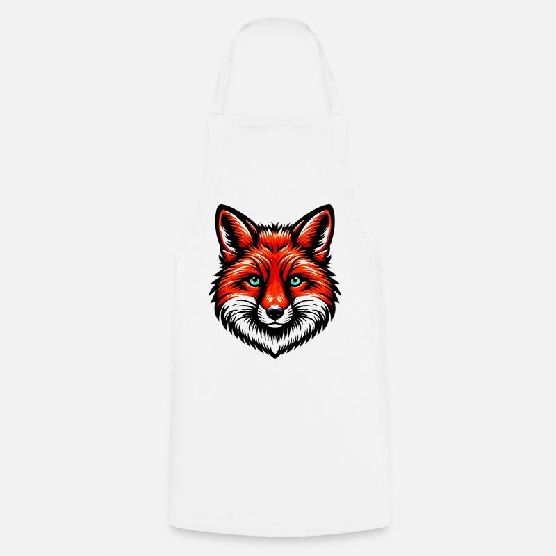 Fuchs - Kochschürze - Weiß