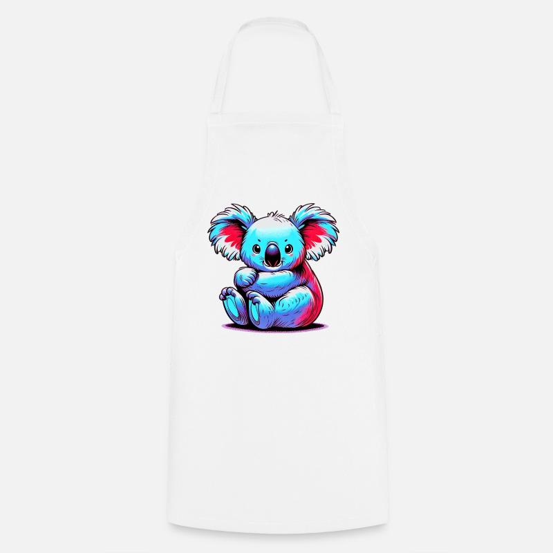 Koala - Kochschürze - Weiß