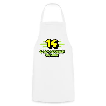 Complaining Calvadosian - Cooking Apron - white - Front - AI Model Male 185 dark (185cm)
