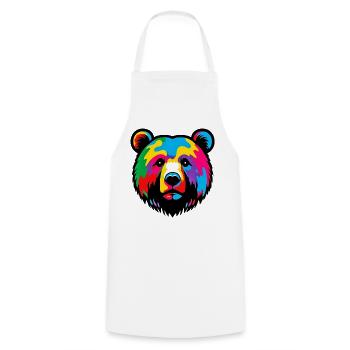 Ours - Tablier de cuisine - blanc - Devant - AI Model Male 185 dark (185cm)