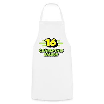 Complaining Charentais - Cooking Apron - white - Front - AI Model Male 185 dark (185cm)