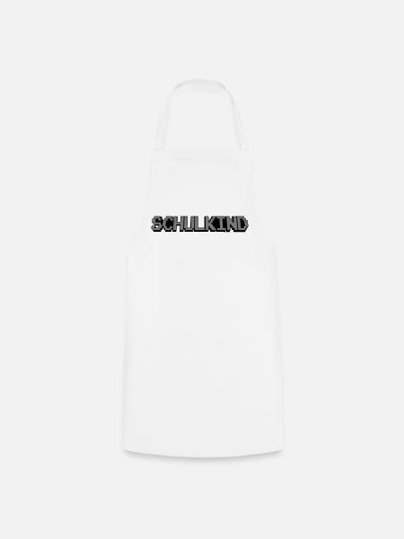 Schoolchild Pixel - Cooking Apron - white
