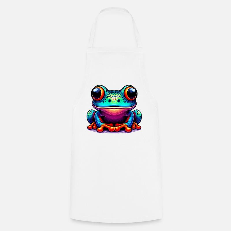 Frog - Cooking Apron - white