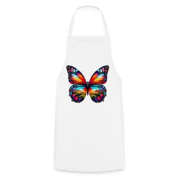 Papillon - Tablier de cuisine - blanc - Devant - AI Model Male 185 dark (185cm)