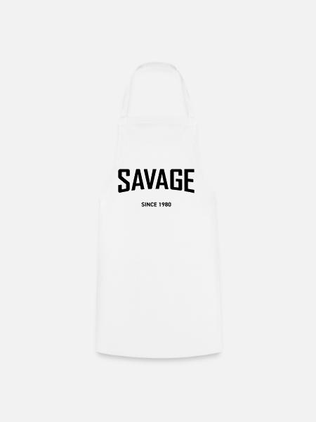 SAVAGE SEIT 1980 - Kochschürze - Weiß