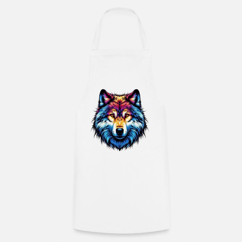 Wolf - Kochschürze - Weiß