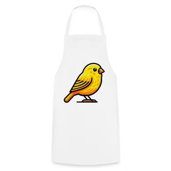 Canary - Cooking Apron - white - Front - AI Model Male 185 dark (185cm)