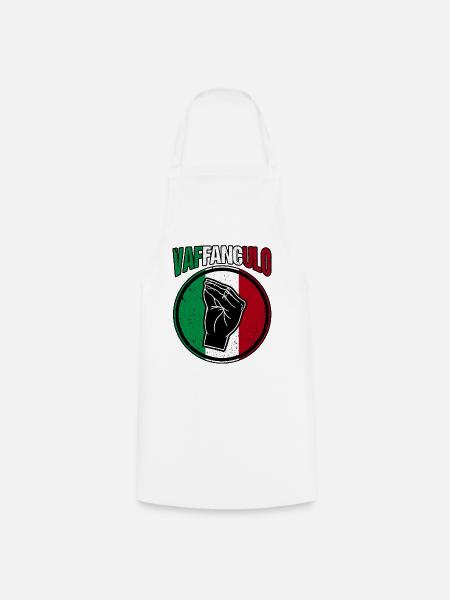 Italien Italiener Vaffanculo - Kochschürze - Weiß