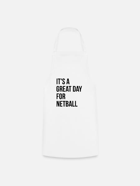 Netball Netball Netball - Kochschürze - Weiß