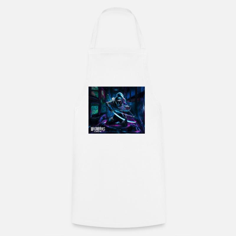 Graffiti Anime Samouraï - Tablier de cuisine - blanc