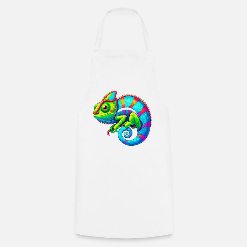Caméléon - Tablier de cuisine - blanc