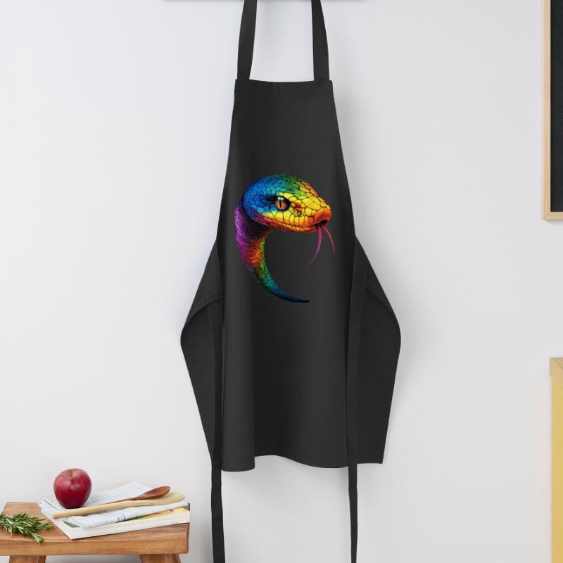 Snake Python Cobra Mamba Rattlesnake Snake Cooking Apron
