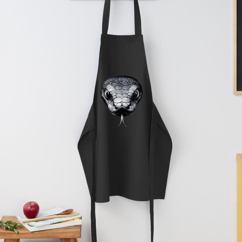 Snake Python Cobra Mamba Rattlesnake Snake Cooking Apron