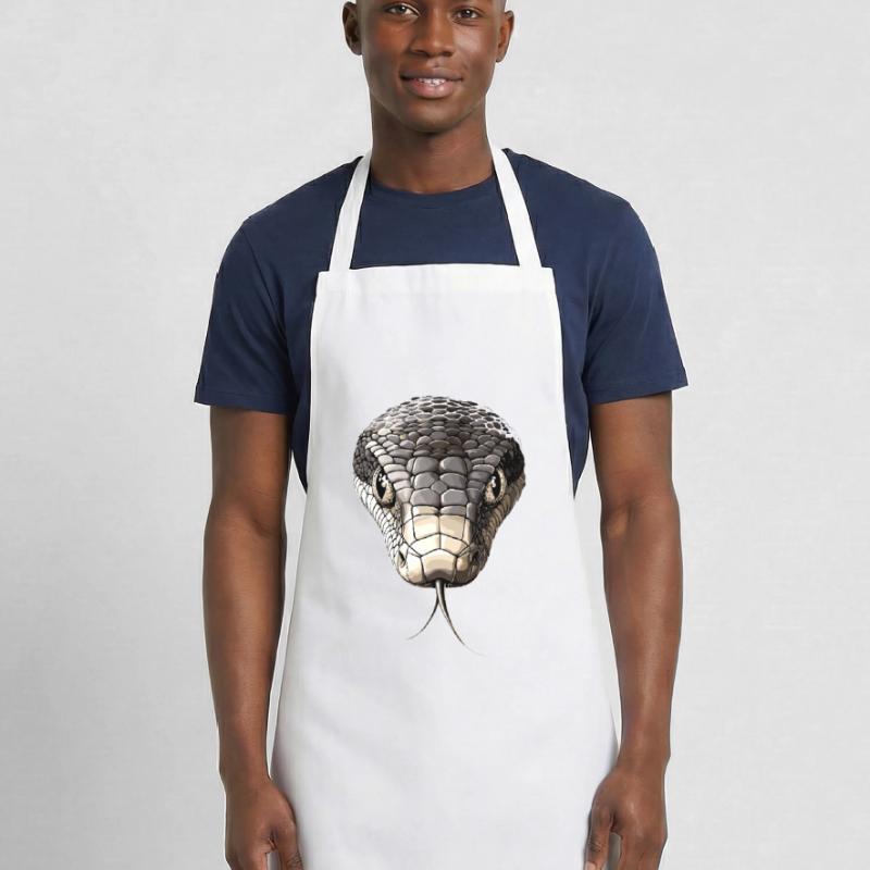 Snake Python Cobra Mamba Rattlesnake Snake Cooking Apron