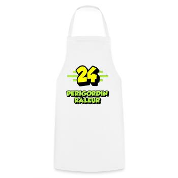 Klagendes Périgordin - Kochschürze - Weiß - Vorne - AI Model Male 185 dark (185cm)