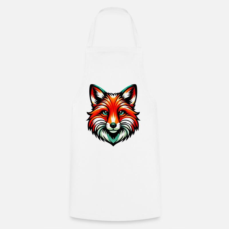 Fuchs - Kochschürze - Weiß