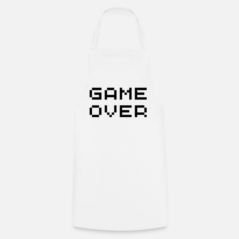Retro game over - Cooking Apron - white