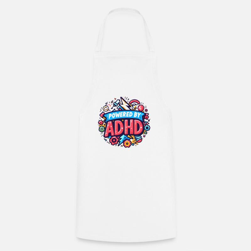 TDAH - Tablier de cuisine - blanc