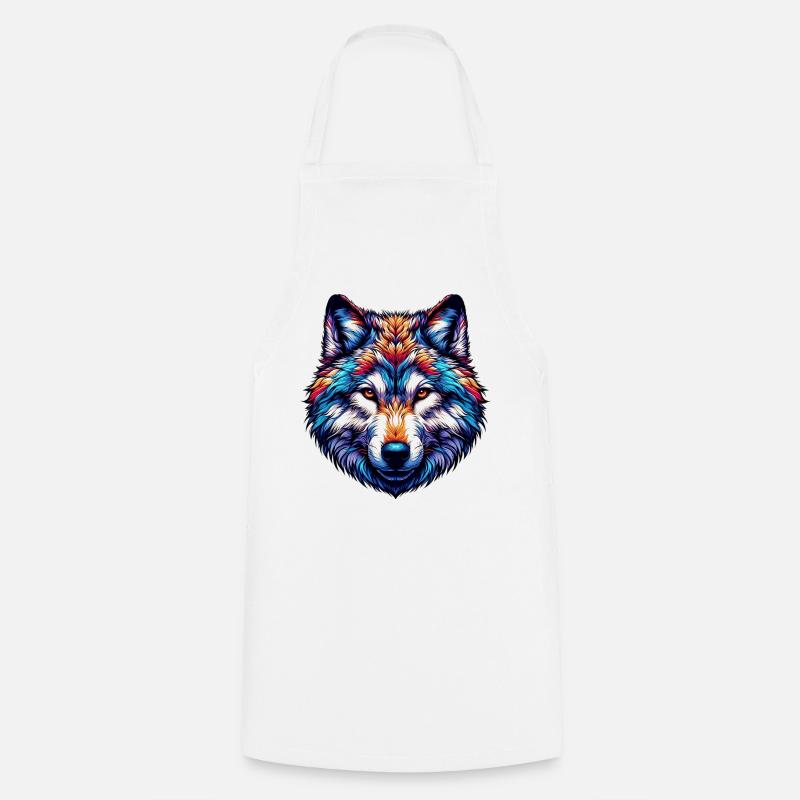 Wolf - Kochschürze - Weiß