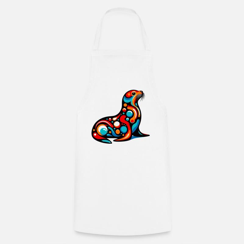 Seal - Cooking Apron - white