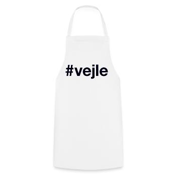 VEJLE Hashtag Denmark Dänemark - Kochschürze - Weiß - Vorne - AI Model Male 185 dark (185cm)