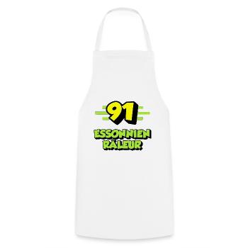 Complaining Essonne - Cooking Apron - white - Front - AI Model Male 185 dark (185cm)