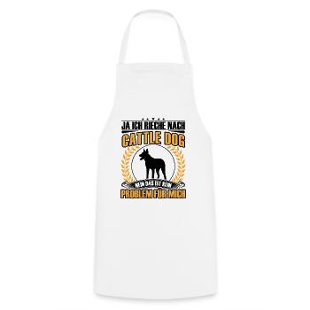 Je sens comme Australian Cattle Dog Cattle Dog - Tablier de cuisine - blanc - Devant - AI Model Male 185 dark (185cm)