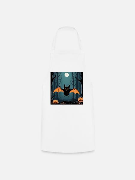 Halloween Bat - Kochschürze - Weiß