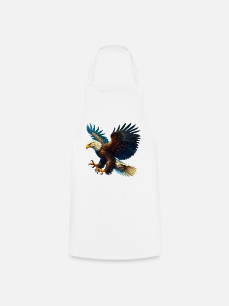 Adler - Kochschürze - Weiß