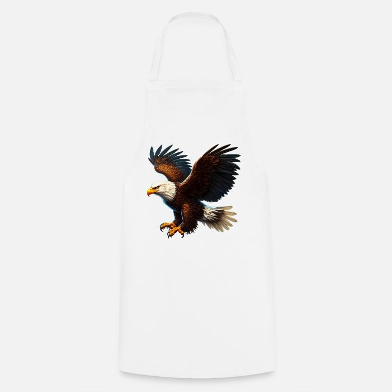 Adler - Kochschürze - Weiß